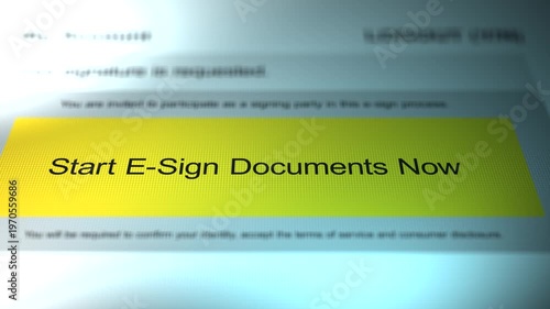 A Generic Starting of an e-Sign Document Form on Email
