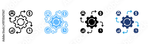 Change Impact icon set multiple style collection