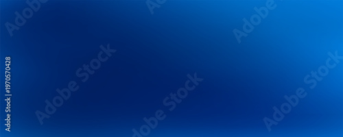 Deep Blue Gradient Background with Elegant Light Flare and Minimalist Smooth Texture. Vector Illustration
