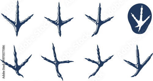 Collection of deer antler silhouettes displayed in various orientations and styles isolated on transparent background