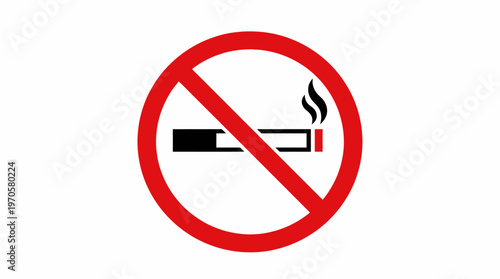No Smoking Sign A Symbol of Health, Clean Air, and a Smoke-Free Lifestyle - Promoting Habit Change and Wellness