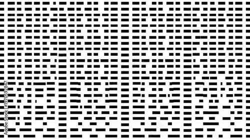 Black and white geometric grid pattern with rectangular blocks and minimal design.