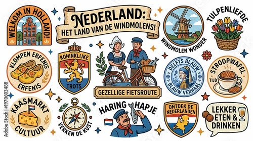 Dutch Culture Symbols: Windmills, Tulips, Cheese, and Clocks