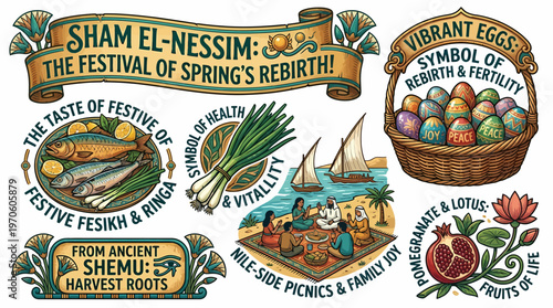 Sham El Nessim: Spring Festival Egypt - Eggs, Food, Picnic