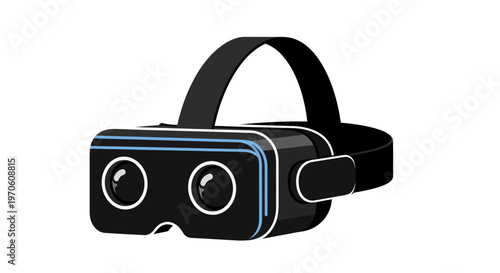 Virtual Reality Headset with Head Strap.