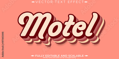 Retro sticker text effect, editable 70s and 80s text style