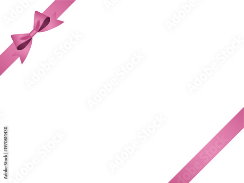 リボン蝶大、斜F、m3ピンク