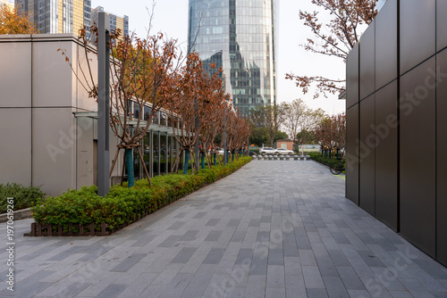 China Guangzhou City Plaza, built-up city center