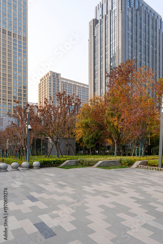 China Guangzhou City Plaza, built-up city center