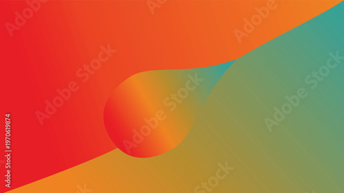 Abstract Gradient Background with Liquid Ball Shapes
