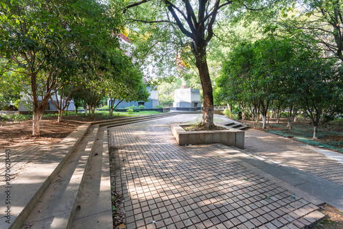 The road of City Park in China