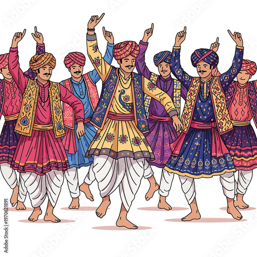 Group of men in traditional dance 2.