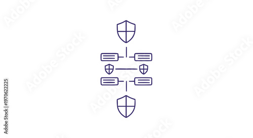 Conceptual illustration of digital security and data protection measures.