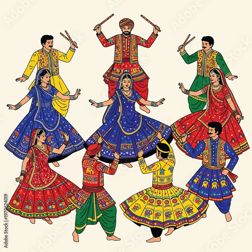 Group of people dancing together 1.