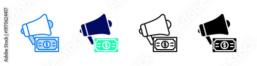 Bonus Multiple Style Icon Set Vector 