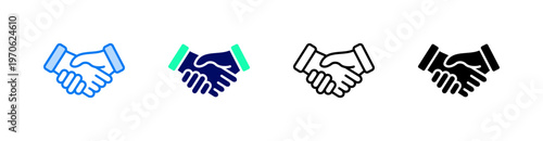 Trust Multiple Style Icon Set Vector 