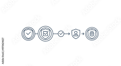 Conceptual Illustration of Digital Security and Data Protection Measures.