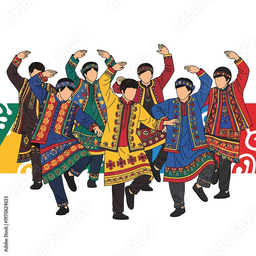 Group of people in traditional dance 2.