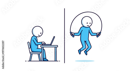 People doing different daily activities.