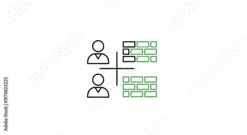 Conceptual illustration of teamwork, collaboration, and building a team together.