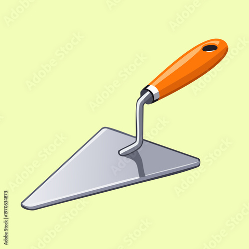 Pointed hand shovel for flower bed maintenance for garden maintenance services floral shop tool sets and seasonal landscape project planning graphic assets