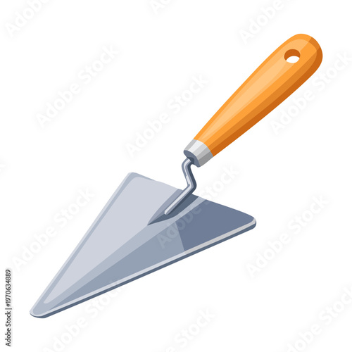 Metal garden trowel for home planting projects for DIY gardening tutorials nursery equipment sales and seasonal outdoor activity promotion visual marketing materials