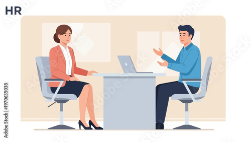 HR Manager Interviewing Candidate in Office