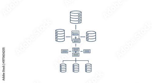 Data Flow Diagram Illustrating Database Architecture and Data Management.