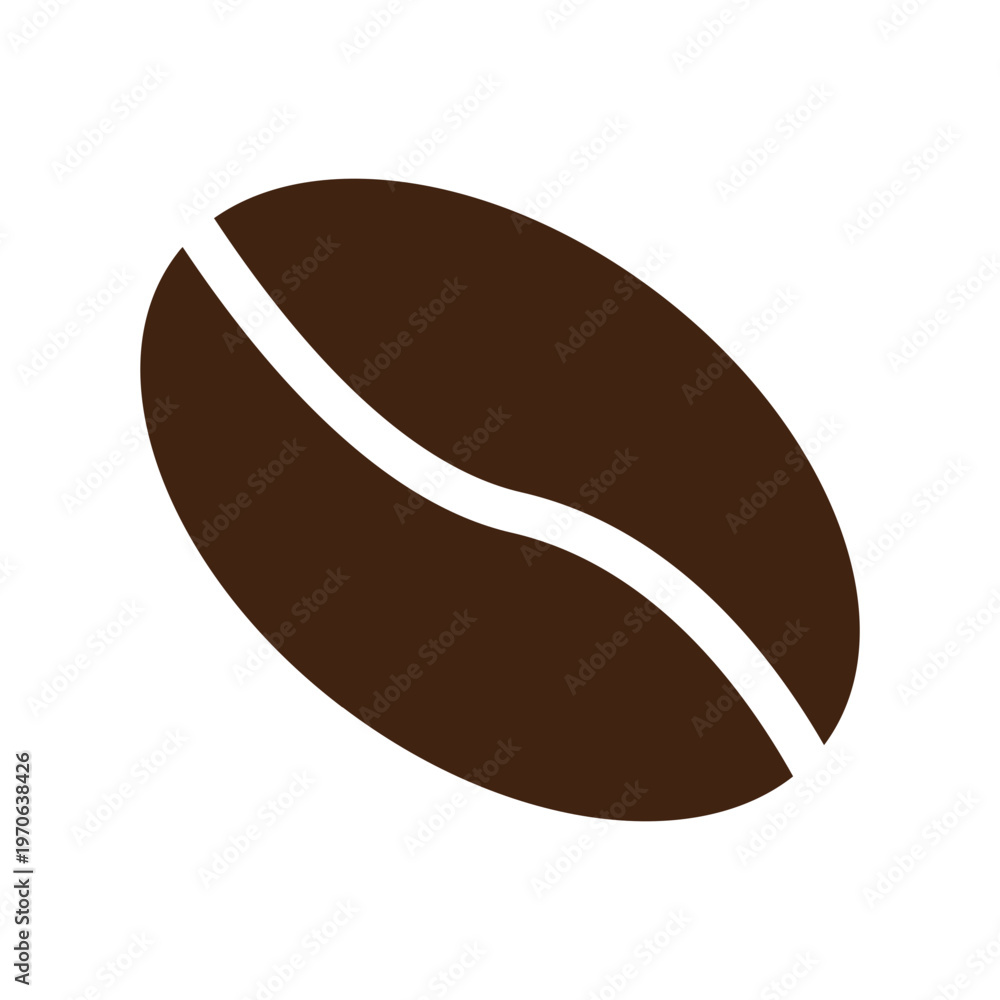 Obraz premium coffee bean icon