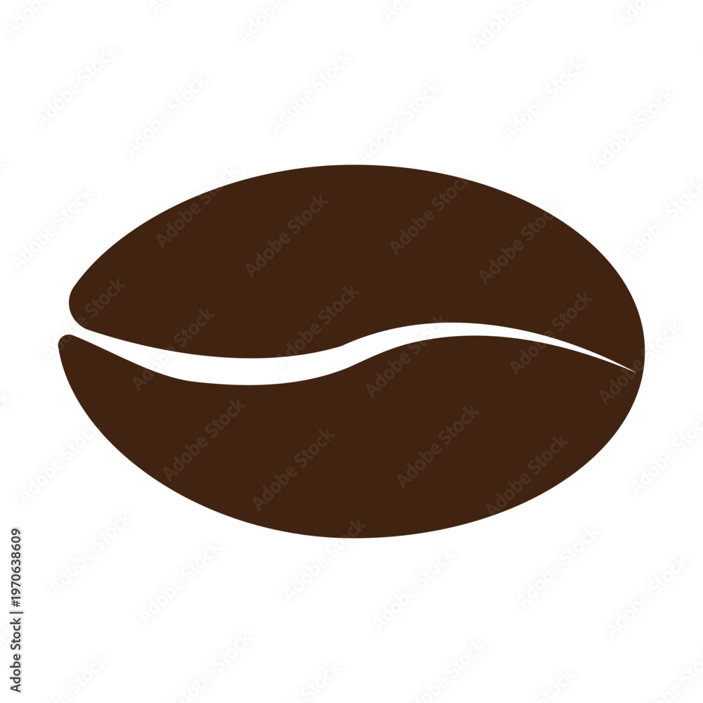 Fototapeta premium coffee bean icon