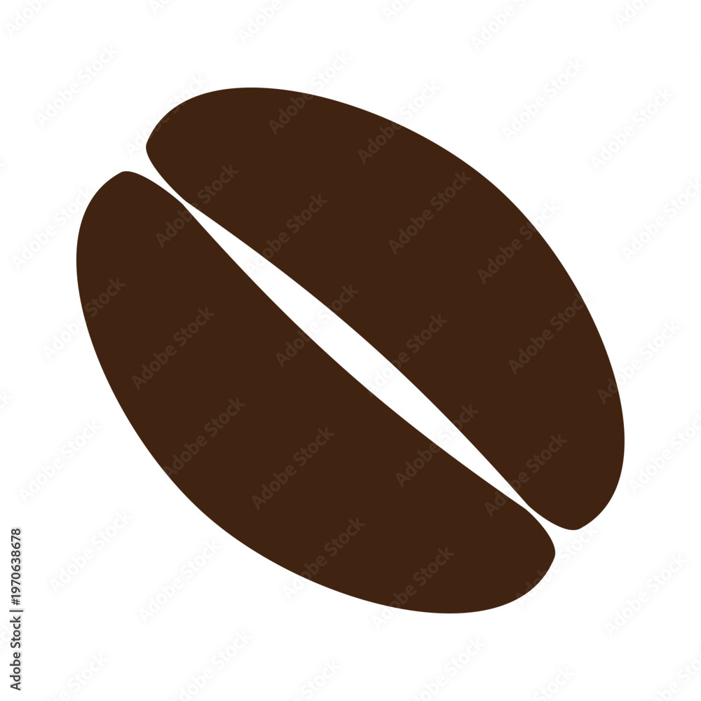 Obraz premium coffee bean icon