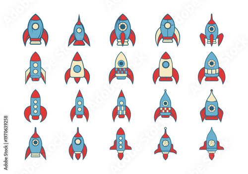 Rocket Illustration Logo
