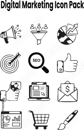 Digital Marketing Icon Pack