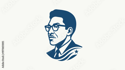 Portrait of a Man in Glasses