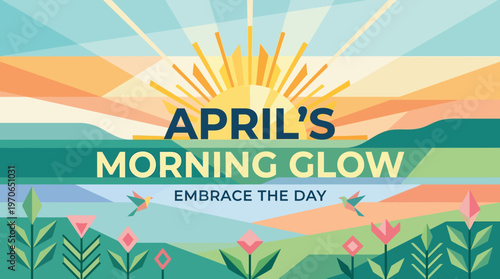April's Morning Glow Embrace the Day