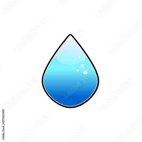 Foto water drop icon
