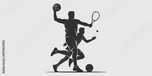 empty modern stadium vector illustration