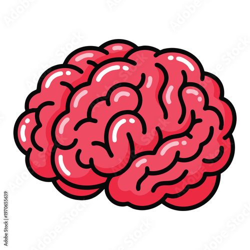 Cartoon Brain Illustration
