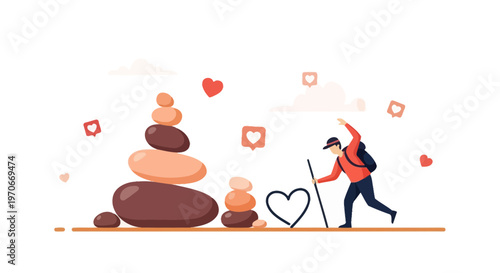 Zen Journey Capturing Hearts Through Balanced Outdoor Adventures And Positive Social Engagement