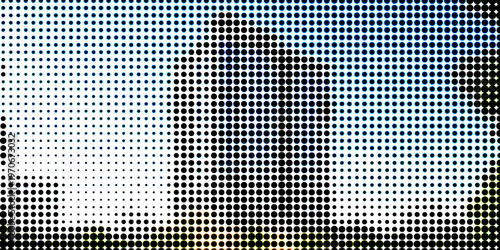 Dot RGB tv background. dots are used for background design. Close up of LED light. Display with primary Vector Illustration modern.