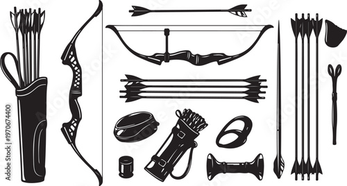 Archery equipment and accessories for hunting and target shooting sports