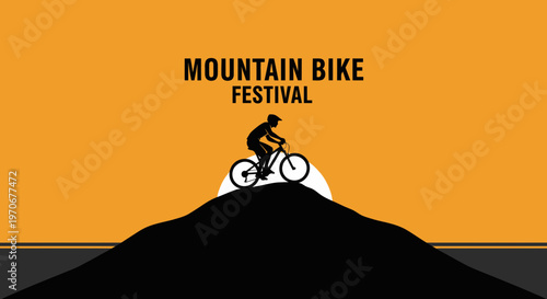 Mountain Bike Festival: A Silhouette of Cycling Excellence and Adventure in Natural Scenery