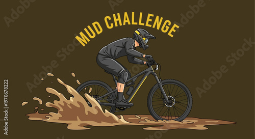 Muddy Biking Adventure: Conquer The Challenge Of The Dirt Trail And Triumphantly Ride
