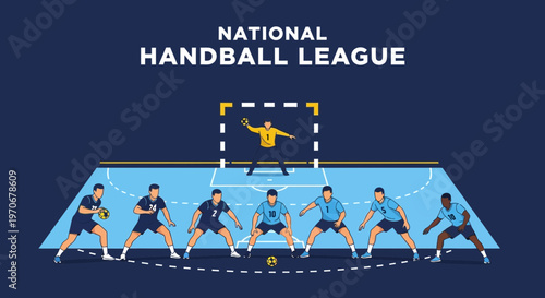 National Handball League: An Illustrative Depiction of Competitive Sport and Team Strategy