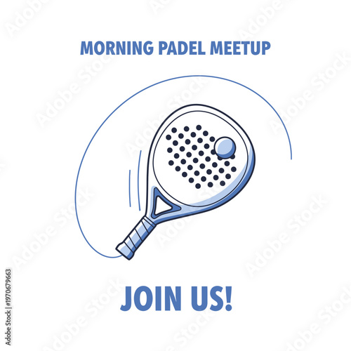 Organized Morning Padel Tennis Social Gathering For Enthusiasts And Players