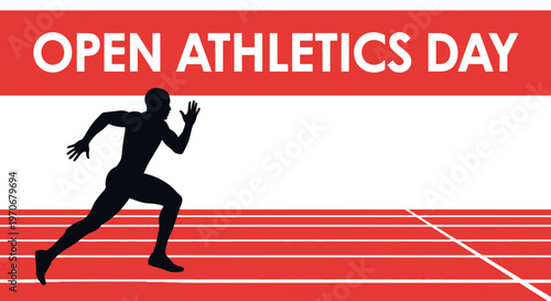 Open Athletics Day: A Dynamic Visual Depiction of Sprinting and Competitive Sports