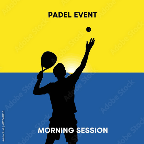 Padel Event Morning Session Silhouette Athletic Play