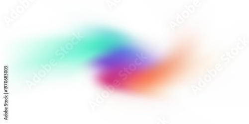 Rainbow Abstract Blurred Gradient Element