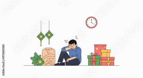 Person packing boxes for moving and organizing goods.