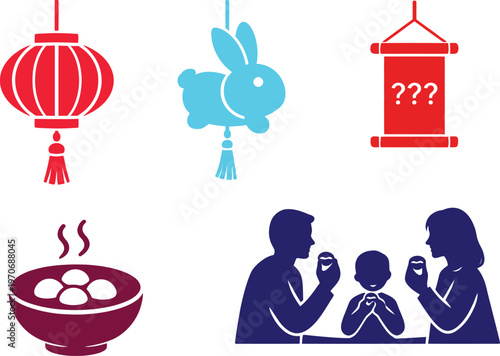 Minimalist wine glass icon in deep burgundy with elegant white highlights on clean background